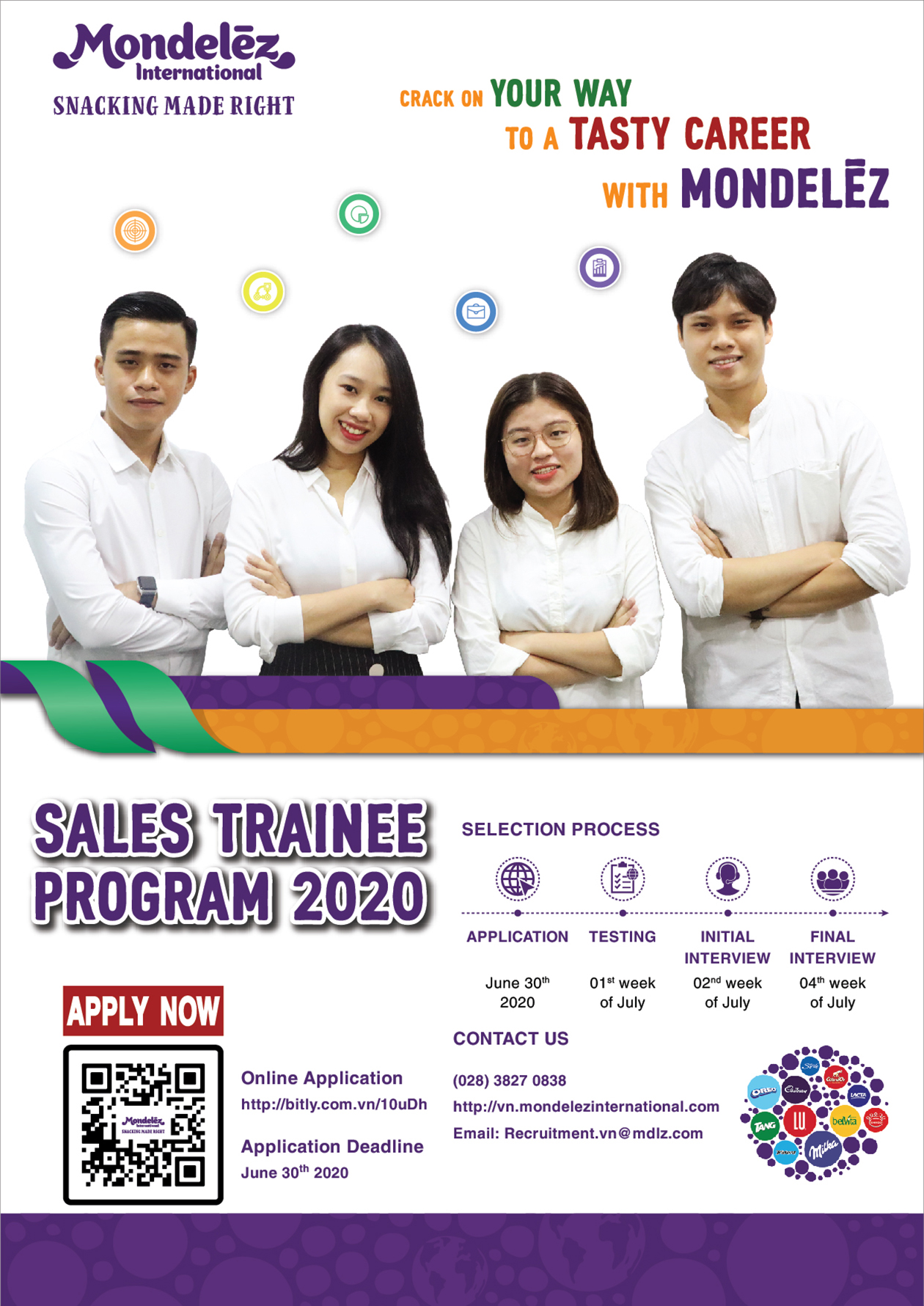 Chương trình Giám Sát Kinh Doanh Tiềm Năng 2020 của Công ty Mondelez Kinh Đô Việt Nam